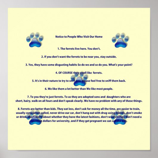 Bericht aan mensen die ons Poster van het Vliegtui (Voorkant)