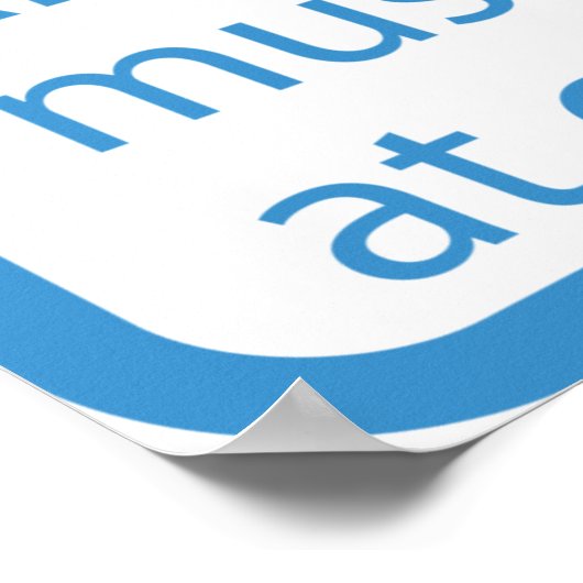 Bericht Alle bezoekers Poster (Hoek)