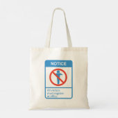 Bericht Alle bezoekers Tote Bag (Achterkant)