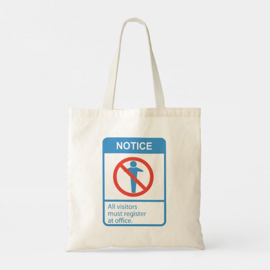 Bericht Alle bezoekers Tote Bag (Achterkant)