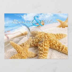 Bericht bij een bottelbruiloft kaart