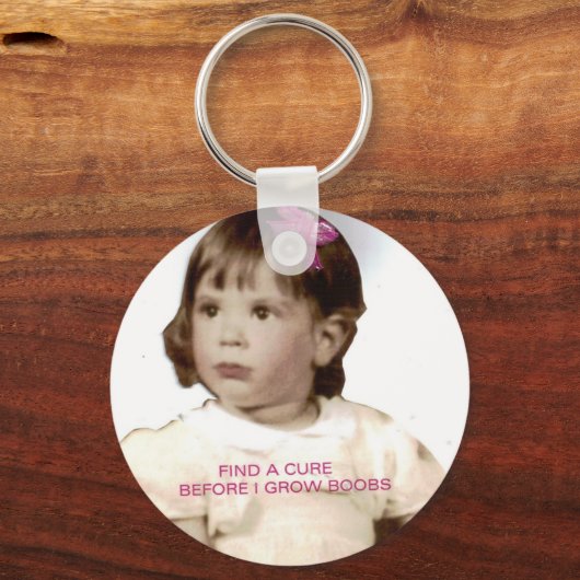 Bericht bij kanker sleutelhanger (Voorkant)