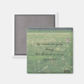 Bericht Dagelijkse Schoonheidskoffie Magnet van he (Voorkant / Achterkant)