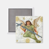 Bericht engel Magnet verzenden (Voorkant / Achterkant)