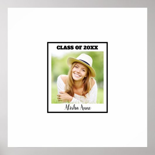 Bericht "Foto Graduation Party Signature" Poster (Voorkant)