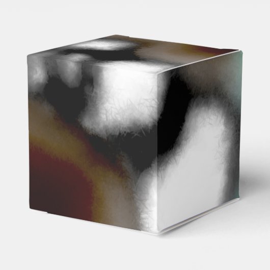 Bericht in a Bottle: Abstract bruin, Blauwgroen, B Bedankdoosjes (Achterkant)