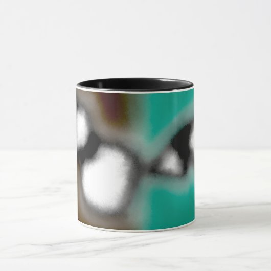 Bericht in a Bottle: Abstract bruin, Blauwgroen, B Mok (Midden)