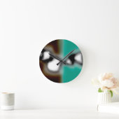 Bericht in a Bottle: Abstract bruin, Blauwgroen, B Ronde Klok (Huis)