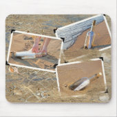 Bericht in de fles muismat (Voorkant)