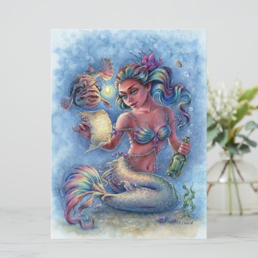 Bericht in de Kaart van de Fantastische schildpadd (Staand voorkant)