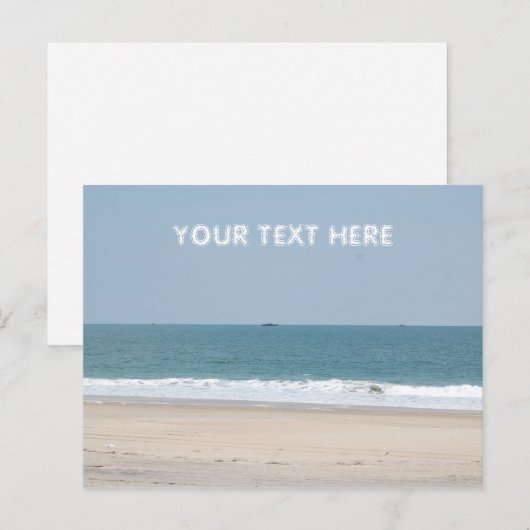 BERICHT IN DE LUCHT - briefkaart (Voorkant / Achterkant)