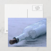 Bericht in de zand briefkaart (Voorkant / Achterkant)