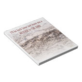 Bericht in de zand notitieblok (Schuin)