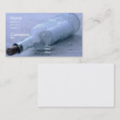 Bericht in de zand visitekaartje (Voorkant / Achterkant)