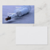 Bericht in de zand visitekaartje (Voorkant / Achterkant)