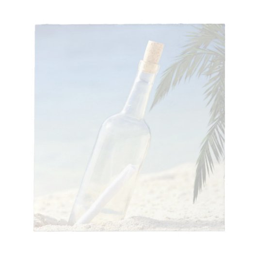 Bericht in een fles 2 notitieblok (Voorkant)