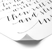 Bericht in een Fles Alternatief Gastboek Bord Poster (Hoek)