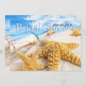 Bericht in een Fles Bridal Shower Invitations Kaart (Voorkant / Achterkant)