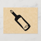 Bericht in een fles. briefkaart (Voorkant)