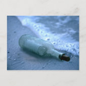 Bericht in een fles briefkaart (Voorkant)