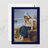 Bericht in een fles briefkaart (Voorkant / Achterkant)