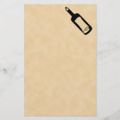 Bericht in een fles. briefpapier (Voorkant)