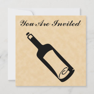 Bericht in een fles. kaart