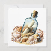 Bericht in een Fles Kaart (Voorkant)