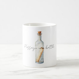 Bericht in een Fles Koffiemok