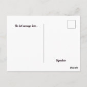 Bericht in een fles op het strand Briefkaart (Achterkant)