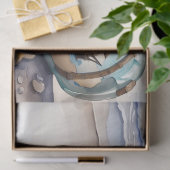 Bericht in een fles tissuepapier (Geschenk)