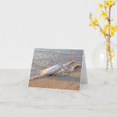 Bericht in een fles voor vriend kaart (Gele Bloem)