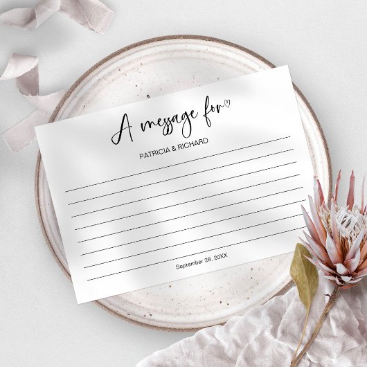 Bericht in een flesje Kaart bruiloft