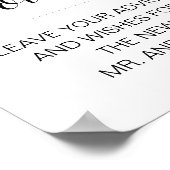 Bericht in een gebarentaal voor gebotteld huwelijk poster (Hoek)