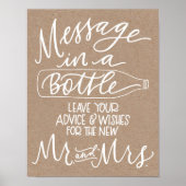 Bericht in een gebarentaal voor gevechtsbruiloft poster (Voorkant)