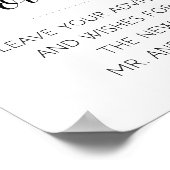 Bericht in een gebarenteken voor gevechtsgasten poster (Hoek)