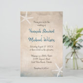 Bericht in een Uitnodiging van de Rol van de Beach (Staand voorkant)