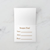 Bericht in mijn soep: Party Invitation Notitiekaar (Binnen)