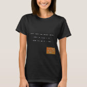 Bericht in Morse Code: Black Lives Matter. T-shirt (Voorkant)
