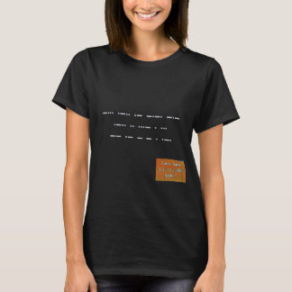 Bericht in Morse Code: Black Lives Matter. T-shirt