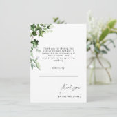 Bericht Ivy Vrijgezellenfeest Bedankt Kaart (Staand voorkant)