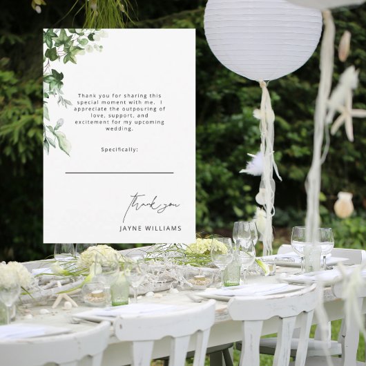 Bericht Ivy Vrijgezellenfeest Bedankt Kaart