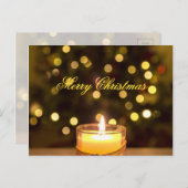 Bericht met kerstkaarde naar adres feestdagenkaart (Voorkant / Achterkant)