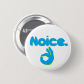 Bericht met OK Handtekening Ronde Button 5,7 Cm (Voorkant /achterkant)