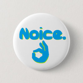 Bericht met OK Handtekening Ronde Button 5,7 Cm