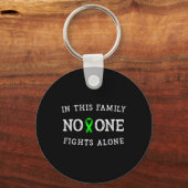 Bericht Nierziekte bewustzijn voor vrouwen Mannen Sleutelhanger (Voorkant)