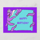 Bericht "Octopus Happy Birthday Briefkaart" Briefkaart (Voorkant)