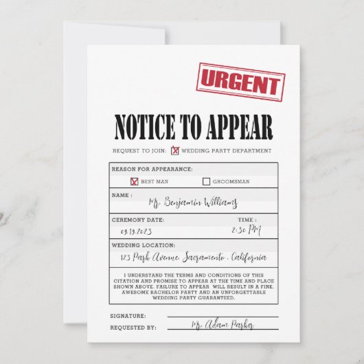 Bericht om Beste Man Fun Voorstel te lijken (Voorkant)