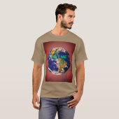 BERICHT OP AARDDAG T-SHIRT (Voorkant volledig)