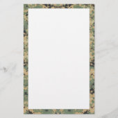 Bericht op camouflage briefpapier (Voorkant)